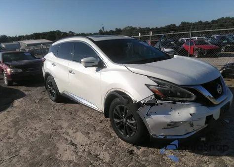 2018 Nissan Murano Sv z USA, uszkodzony, nr VIN 5N1AZ2MG4JN174280
